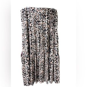 Leopard Maxi Skirt